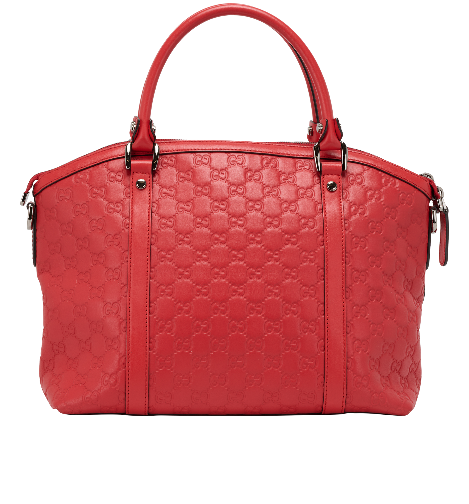Guccissima Tote, &pound;495, Handbags, Red, Leather, Back view